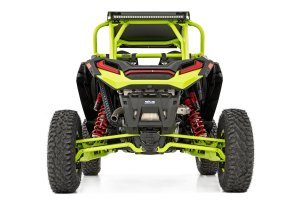 Polaris RZR Turbo S4 Velocity LED Light Kit - Rear - Rough Country - 30 Inch Curved | Black Series - '21-'22